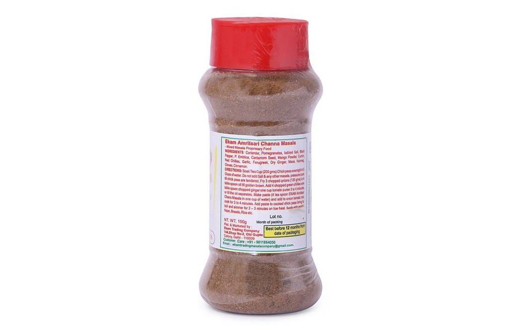 Ekam Amritsari Channa Masala    Bottle  100 grams